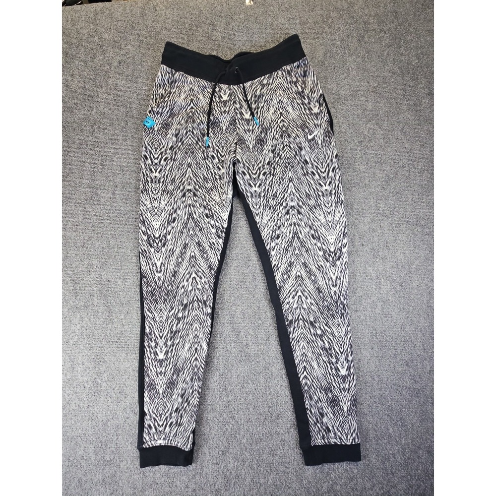 Nike N7 Women's Size Small Athletic Zebra Print Joggers Super Soft 1684